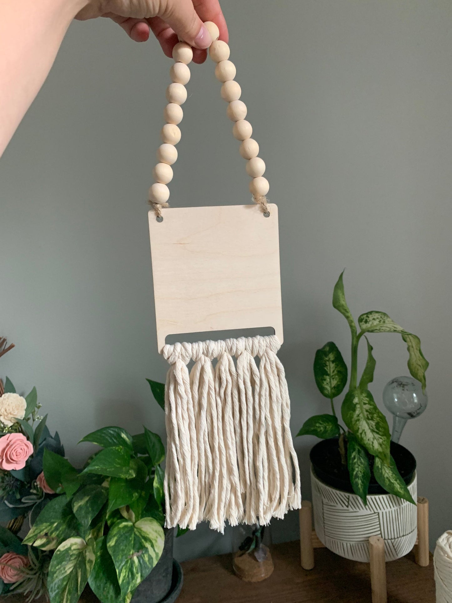 Surfs Up nursery sign | boys room decor | boys nursery | wooden hanging sign | macrame wood sign | boho room decor | beach theme