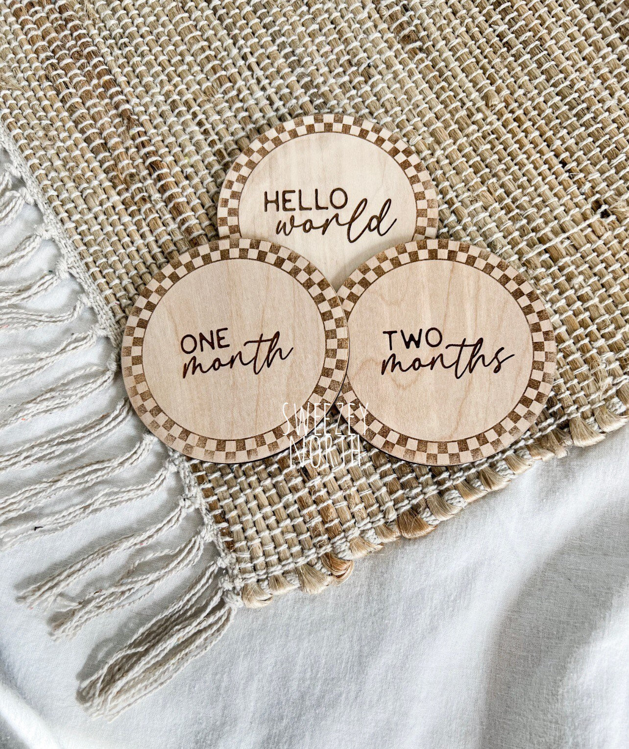 Baby milestone set | boho milestone set | monthly milestones | beach baby | boho monthly photos | photo props