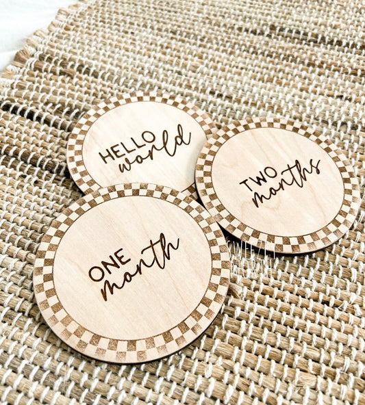 Baby milestone set | boho milestone set | monthly milestones | beach baby | boho monthly photos | photo props