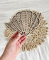 Seashell wall decor | Seashell cane sign | shell | beach decor | surf decor | make waves | faux rattan | ocean theme decor