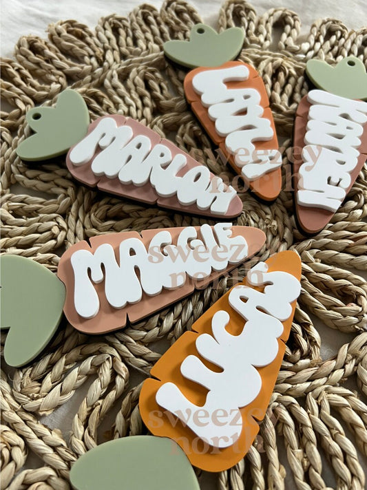 Easter Basket Tag | Basket Tag | Carrot Tag | Easter Basket Tags | Easter Gifts | Easter Name Tag | Love Basket | Gift for Kids basket