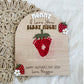 Painted Handprint Sign | DIY handprint sign |  I love you berry much | Mother’s Day sign | hands down | gift for mom