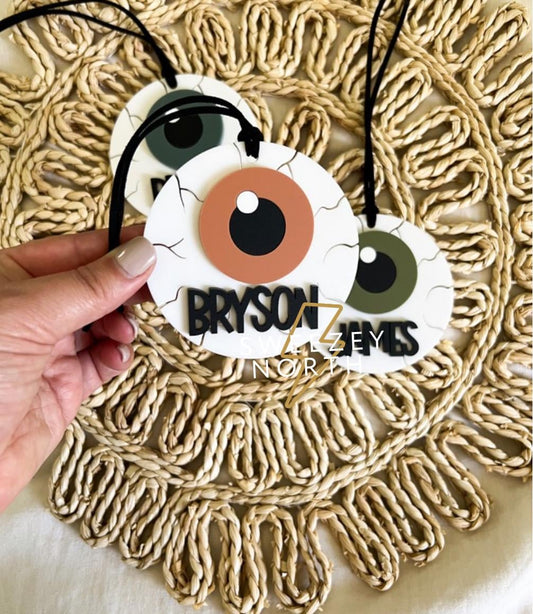 Eye boo bag tag | halloween bag tag | boho tag | boo bag | boo basket tag | name tag | halloween decor | boo basket | Halloween basket