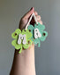 St Patrick’s day basket tag | basket tag | clover tag | kids name tag | acrylic name tag | mini basket tag | shamrock tag | 4 leaf clover