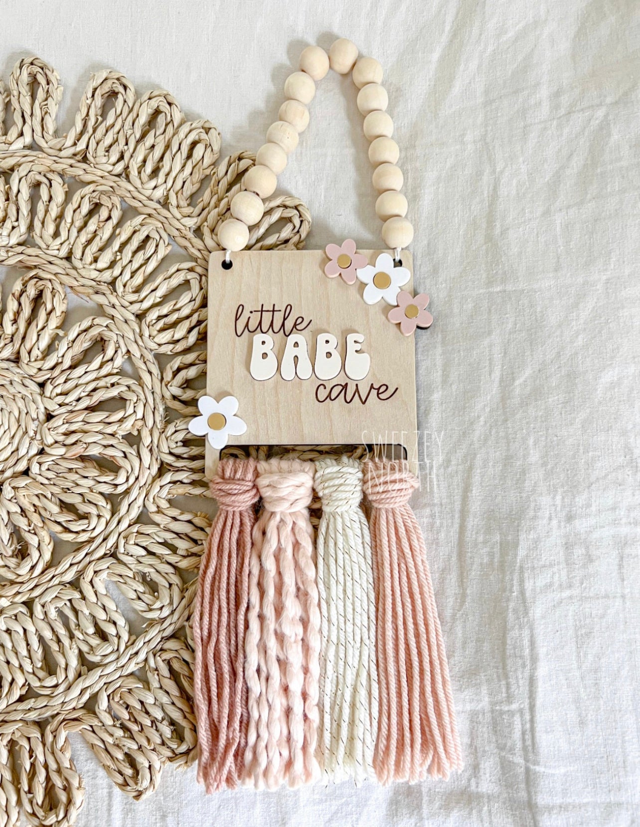 Mini Macrame Sign