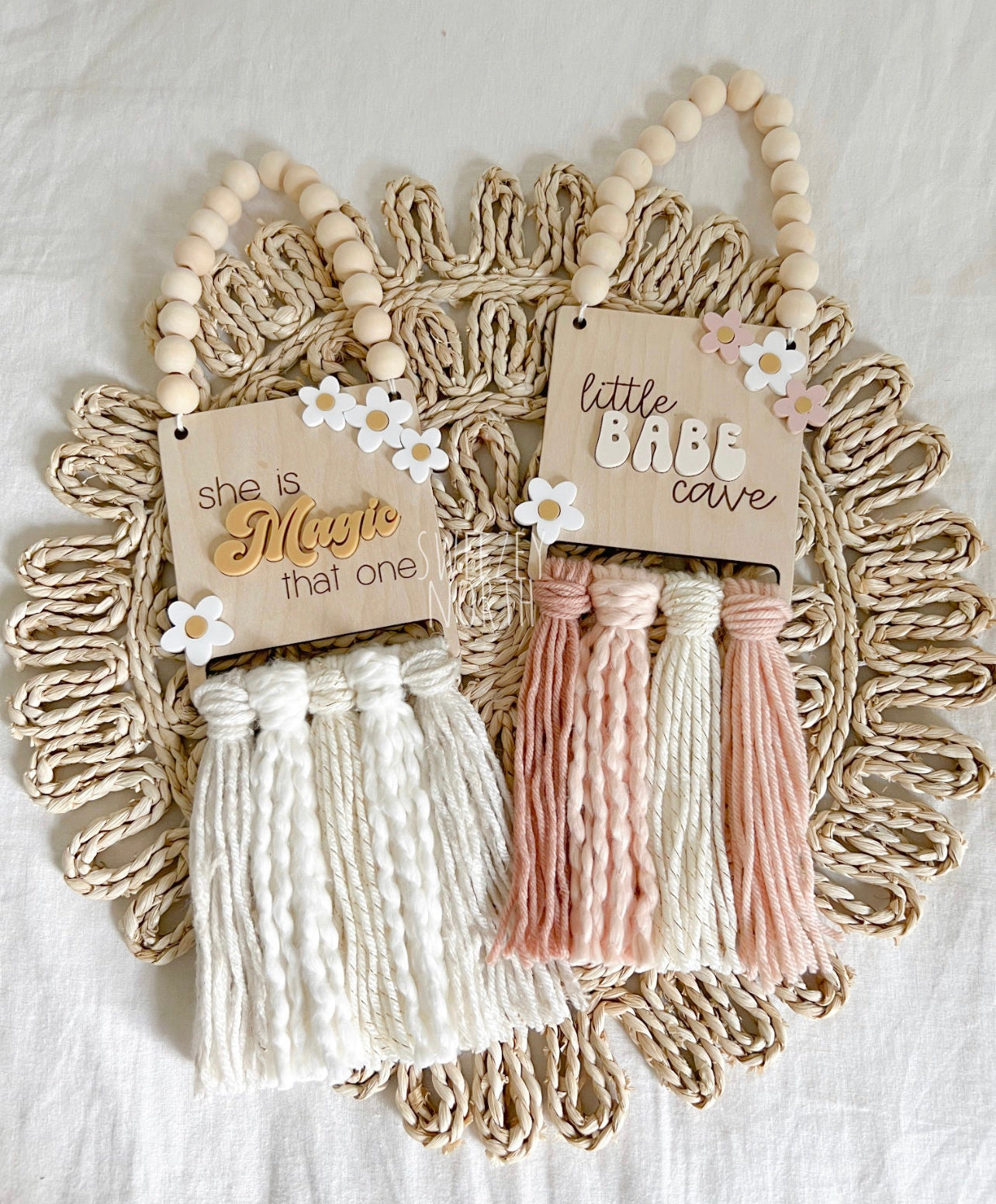 Mini Macrame Sign